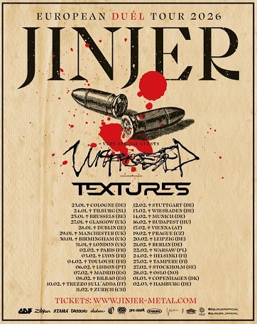 Live Report - Jinjer + Unprocessed + Textures