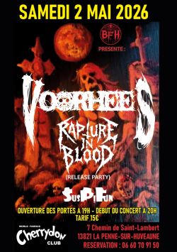 Photo Report - Voorhees + Rapture in blood + SusPiFun